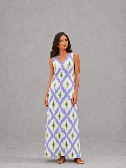 Olivia | Vestido Largo Bohemio Estampado
