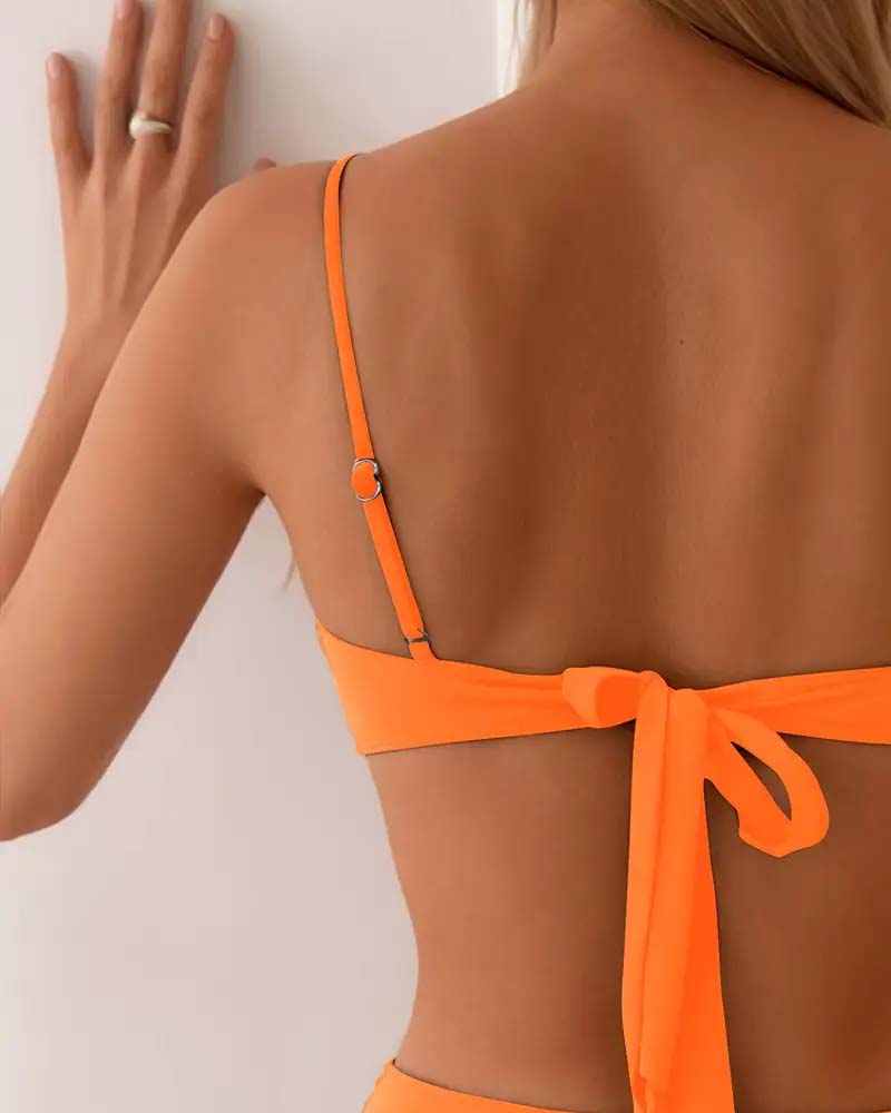 Coral Crush | Bikini de dos piezas sexy y a la moda
