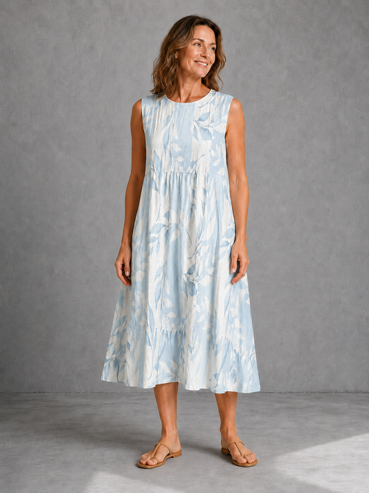 Marbella | Vestido Midi de Hojas
