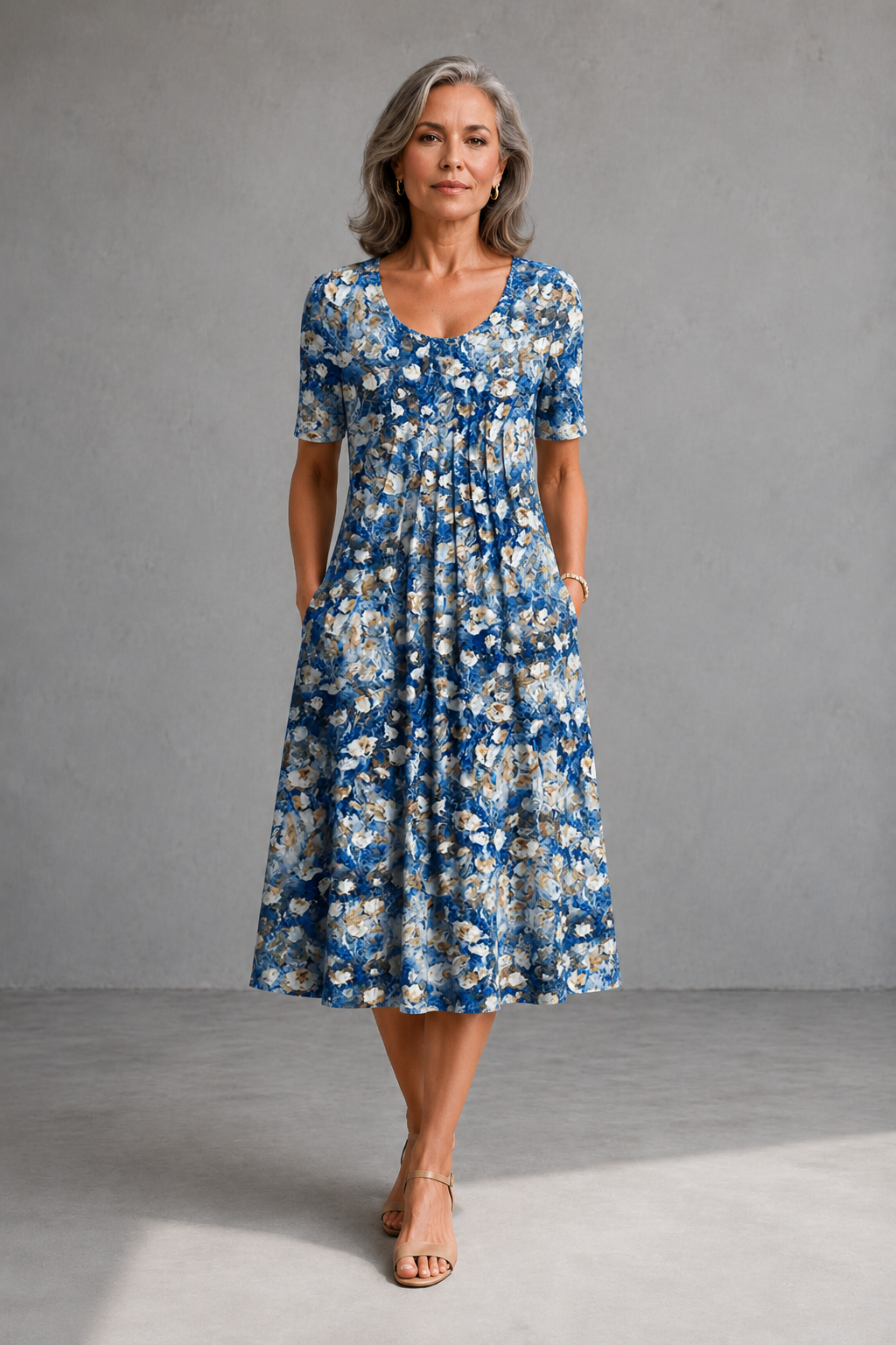 Georgina | Vestido Midi de Vientre Plano
