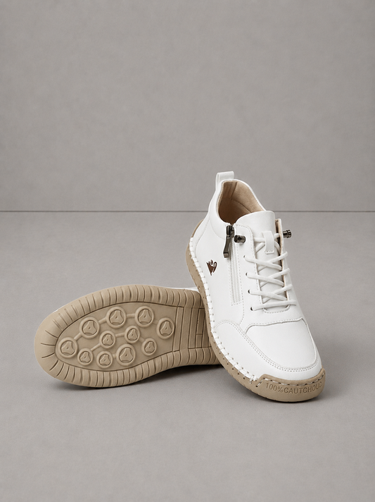 Leire | Zapatillas con Cremallera y Puntera Ancha