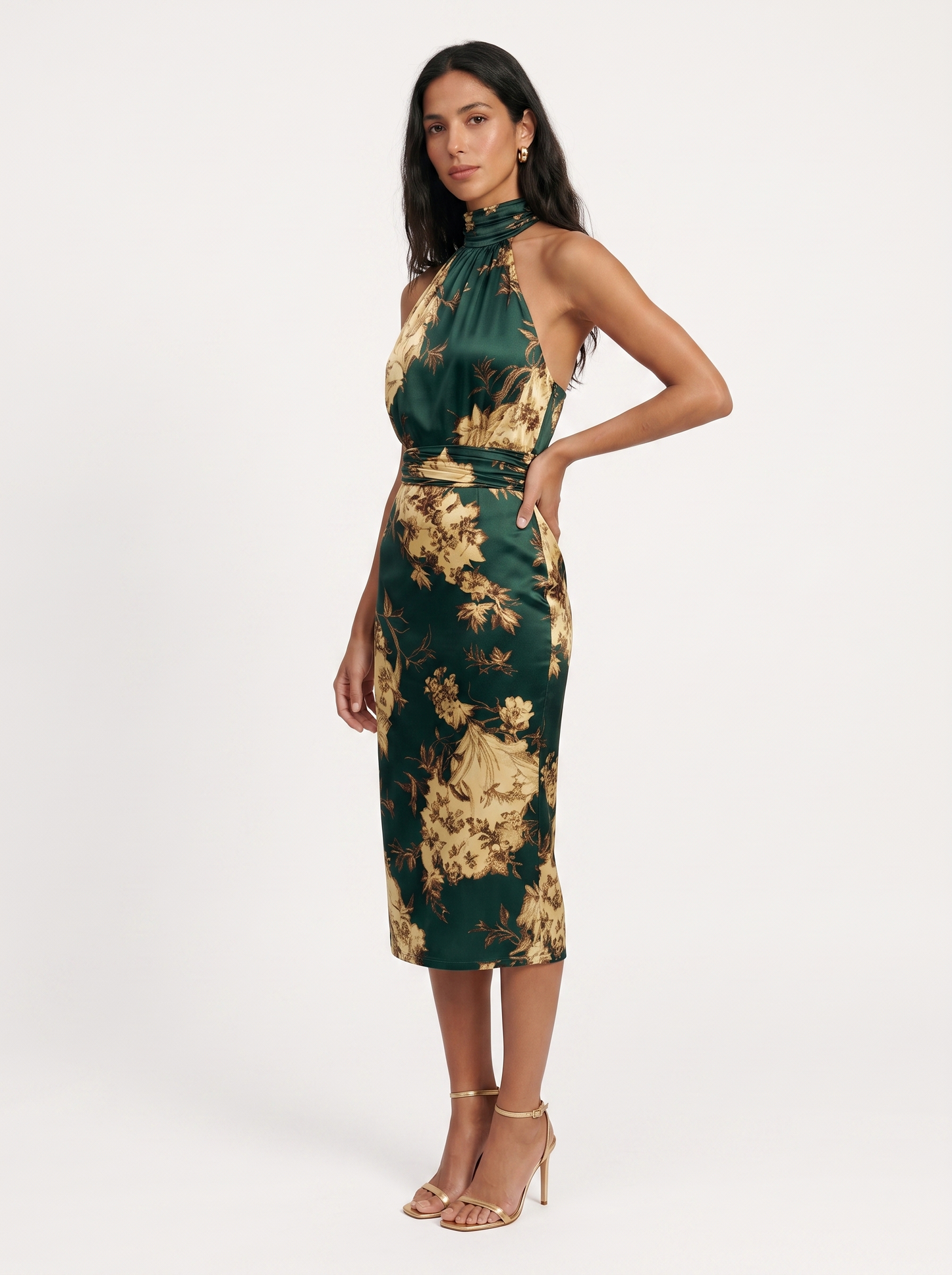 Lidia | Vestido con Cuello Halter