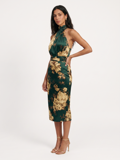Lidia | Vestido con Cuello Halter