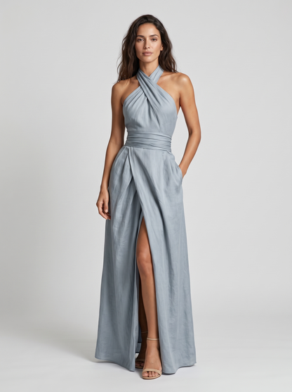 Violeta | Vestido Largo Halter
