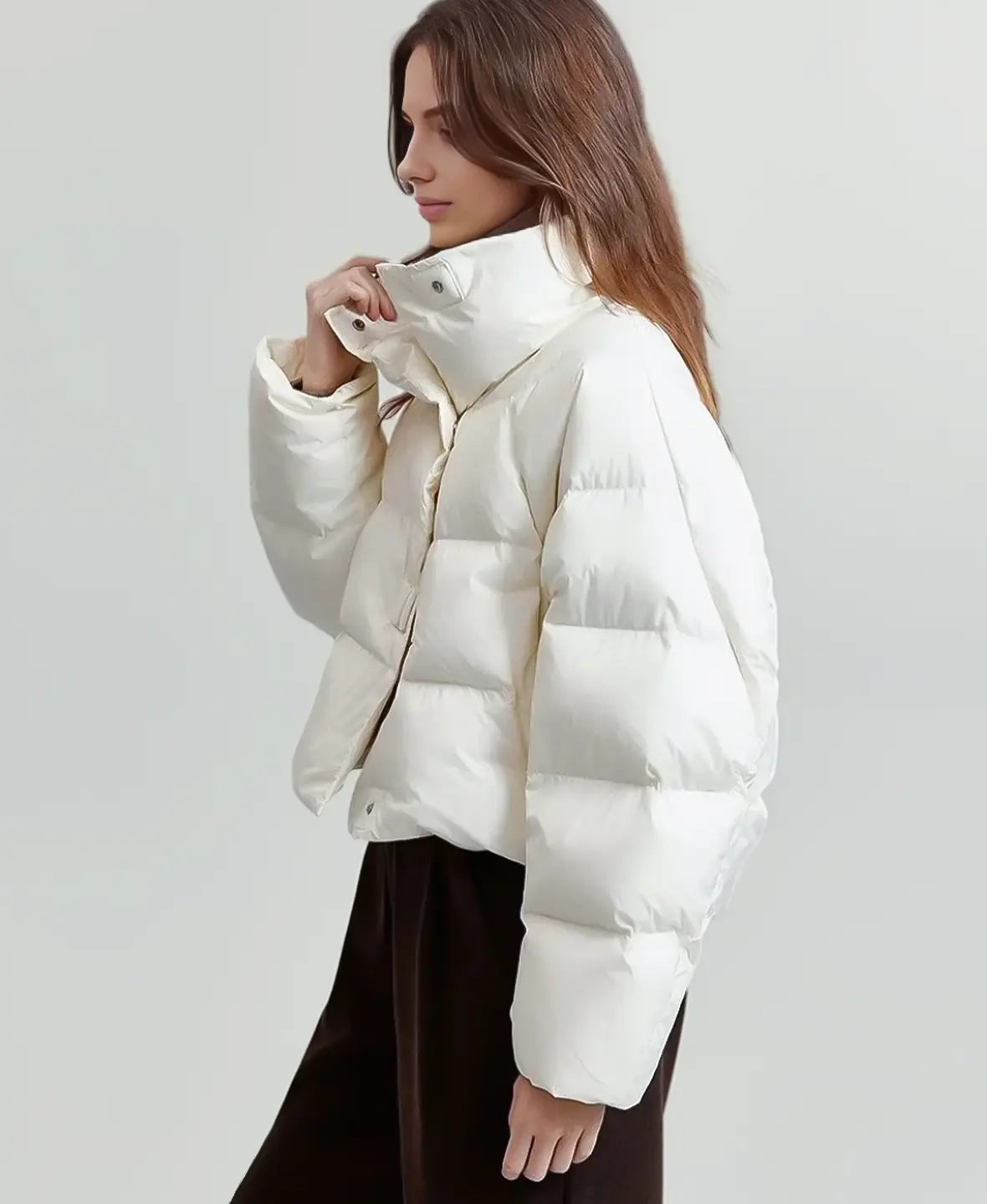 Chaqueta acolchada de cuello alto Aroa de Luna Sanz — vista 11