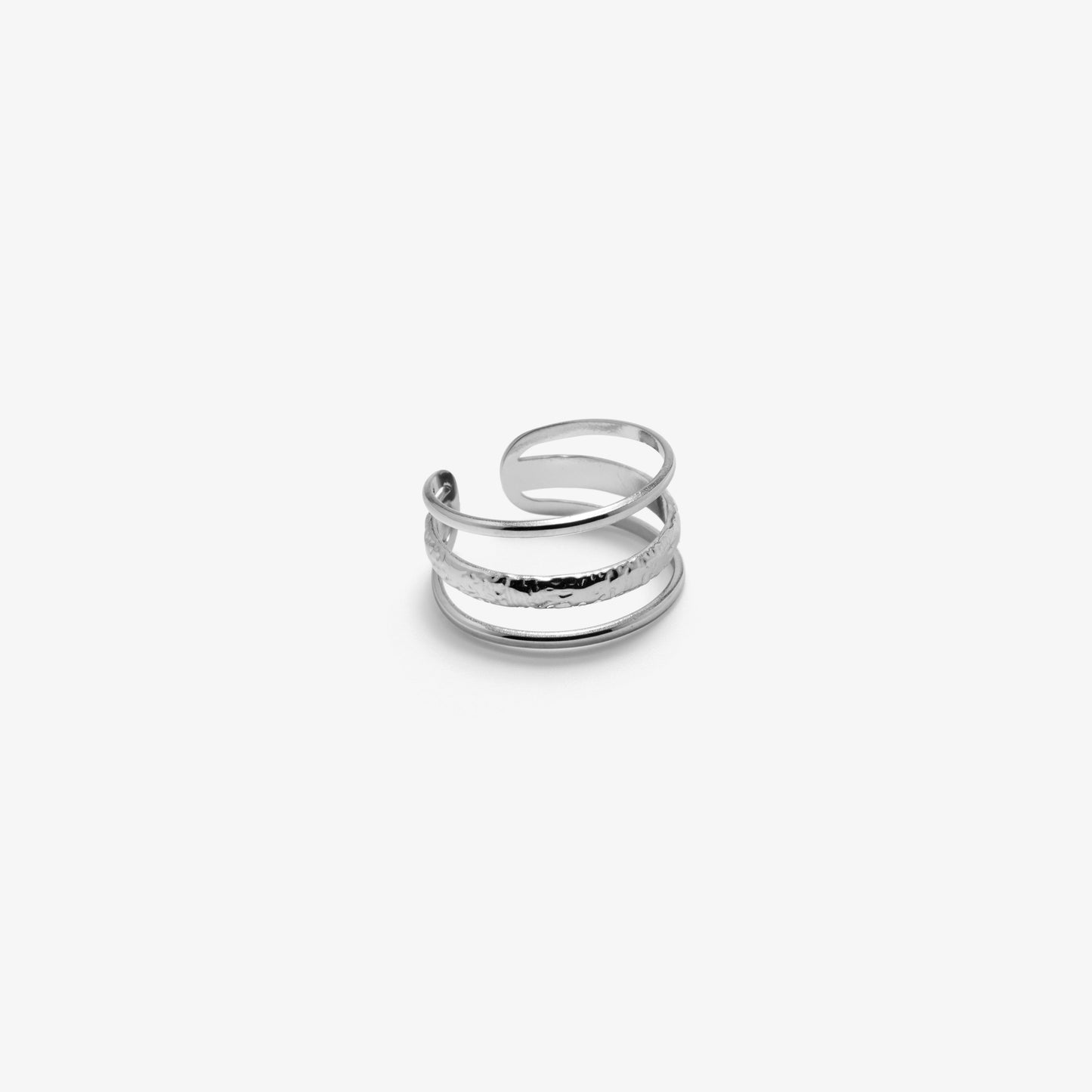 Anillo de Tres Láminas Ajustable