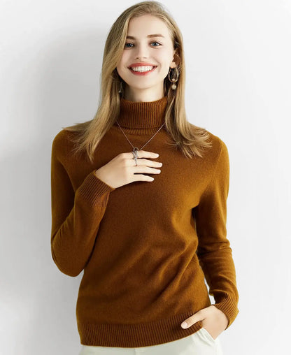 Jersey de cuello alto de lana merina Nuria de Luna Sanz — vista 9