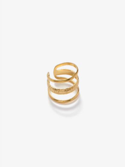 Anillo de Tres Láminas Ajustable