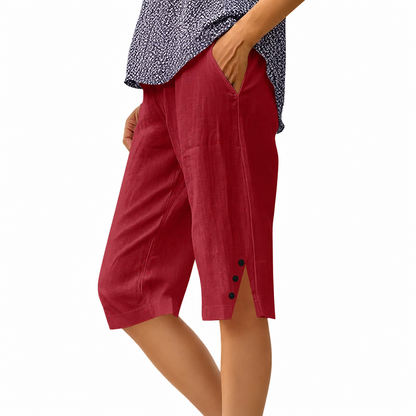 Carla | Pantalones Capri con Bolsillos