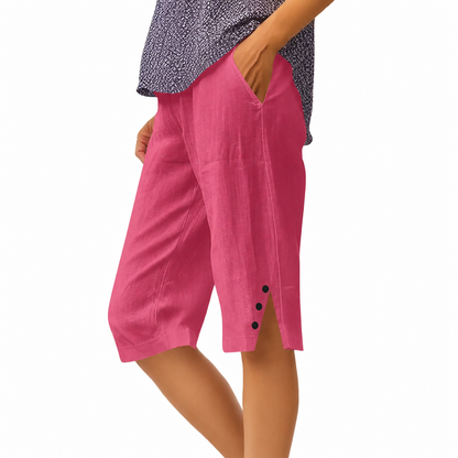 Carla | Pantalones Capri con Bolsillos
