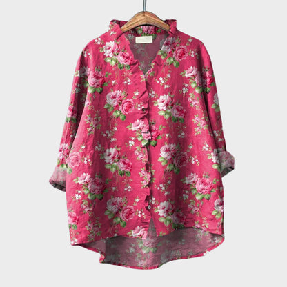 Rocío | Blusa Estampado Floral Rosa