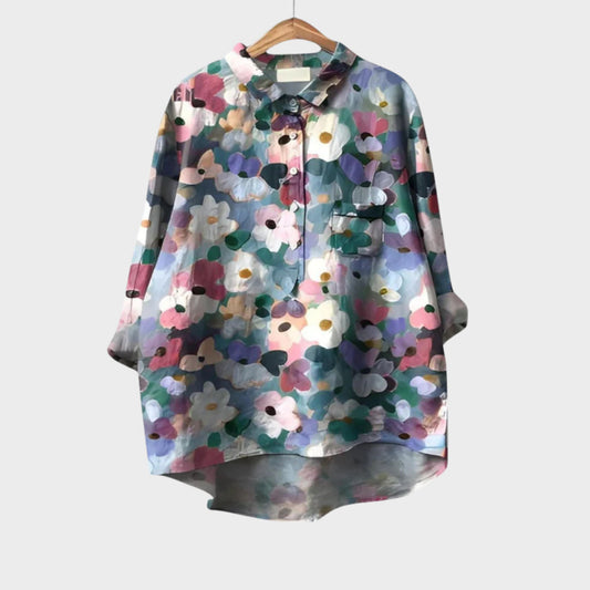 Marta | Blusa Fluida de Manga Larga