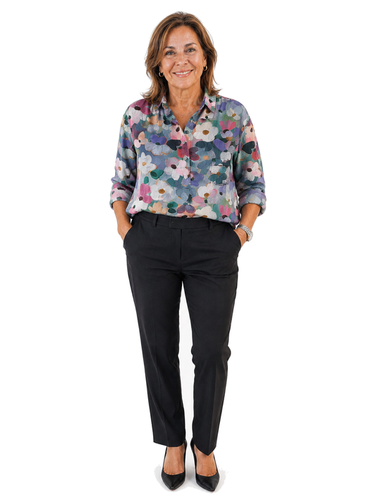 Marta | Blusa Fluida de Manga Larga