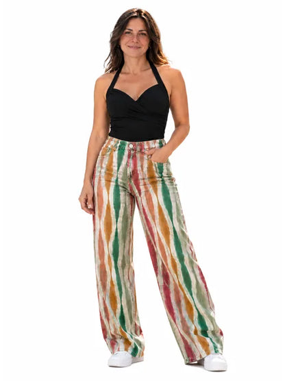 Xiana | Pantalón Boho Estampado Suave