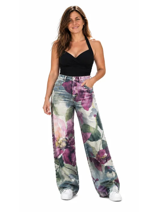 Sira | Pantalón Boho de Pierna Ancha