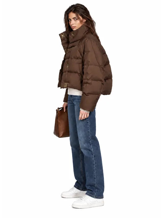 Aroa | Chaqueta Acolchada de Cuello Alto