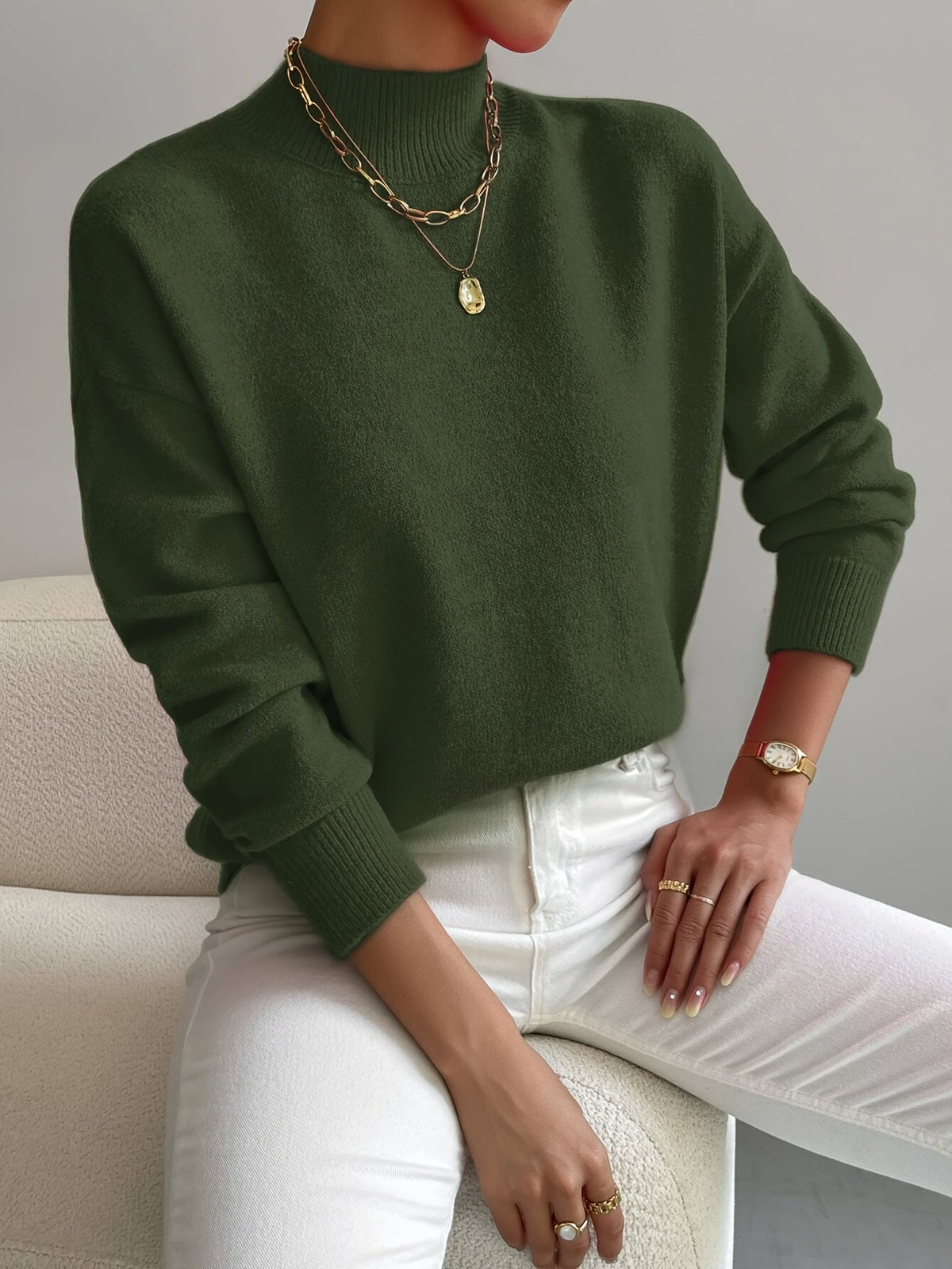 Jersey de cuello alto Alma de Luna Sanz — vista 8