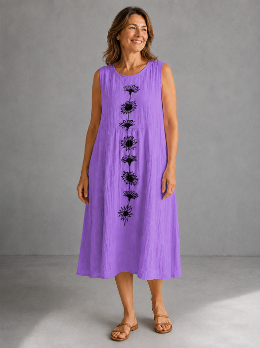Emma | Vestido Midi Lila