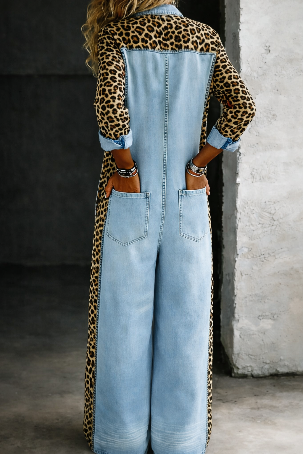 Mono largo denim Amanda de Luna Sanz - imagen 6