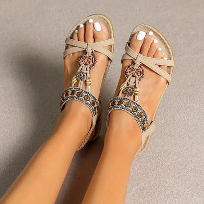 Sandalias Salma de Luna Sanz, detalle de las tiras