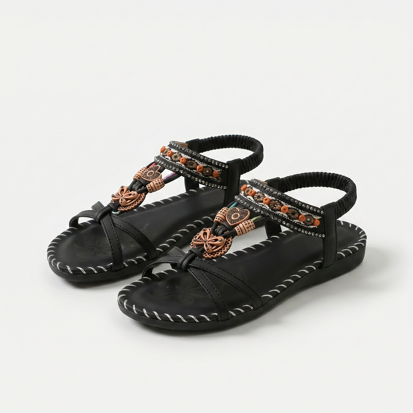 Sandalias estilo Ibiza Salma de Luna Sanz, imagen de catálogo