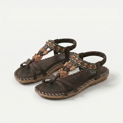 Sandalias estilo Ibiza Salma de Luna Sanz, vista de conjunto