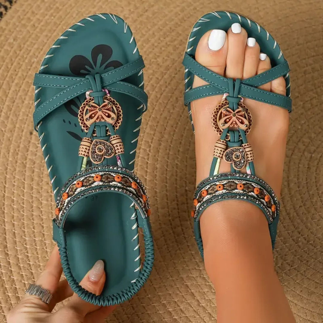 Sandalias Salma, detalle de la suela Comfort+ de 2,5 cm