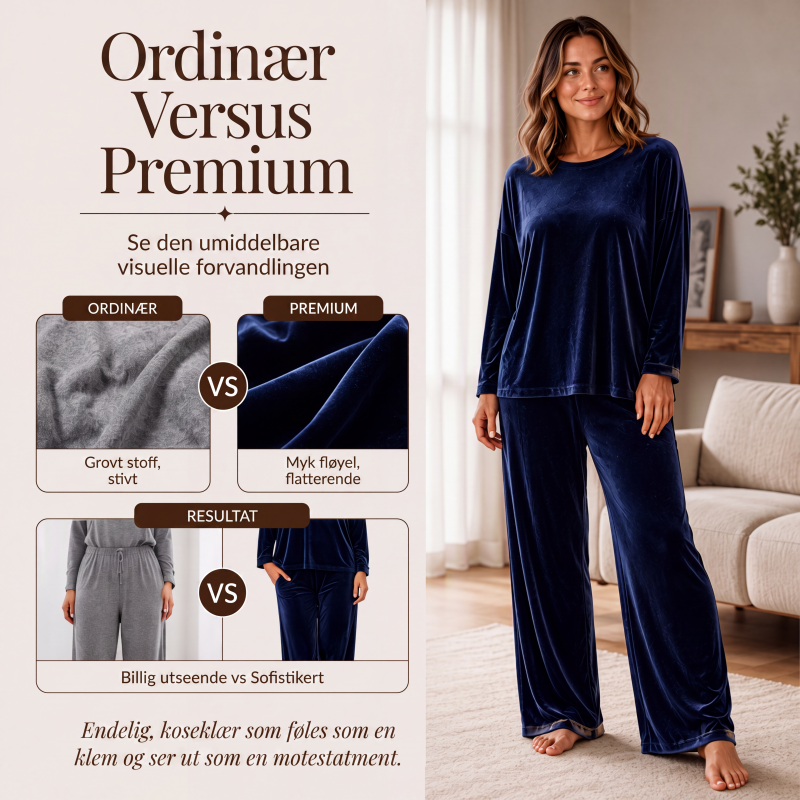 Conjunto de terciopelo con pantalón ancho Victoria de Luna Sanz — vista 2