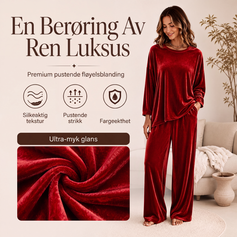 Conjunto de terciopelo con pantalón ancho Victoria de Luna Sanz — vista 3