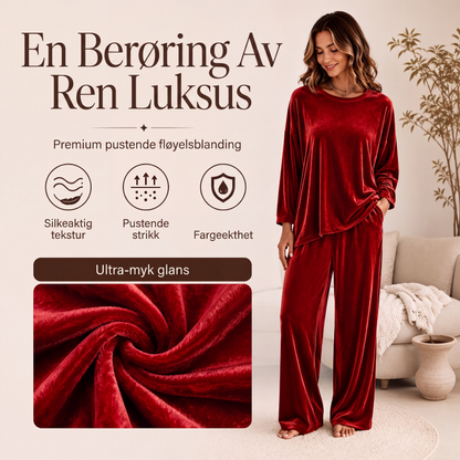 Conjunto de terciopelo con pantalón ancho Victoria de Luna Sanz — vista 3
