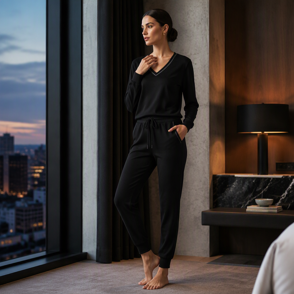 Conjunto de top y pantalón jogger Andrea de Luna Sanz — vista 3