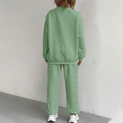 Conjunto de punto de jersey y pantalón Patricia de Luna Sanz — vista 2