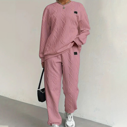 Conjunto de punto de jersey y pantalón Patricia de Luna Sanz — vista 3