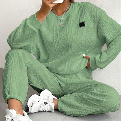 Conjunto de punto de jersey y pantalón Patricia de Luna Sanz — vista 11