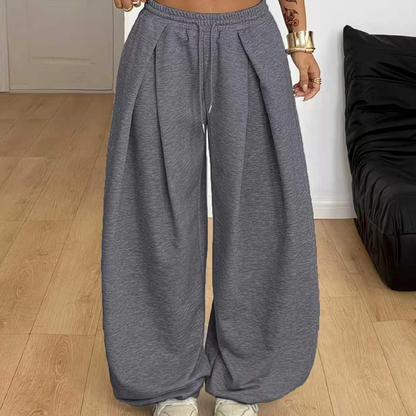 Pantalón jogger plisado de pierna ancha Marisa de Luna Sanz — vista 11