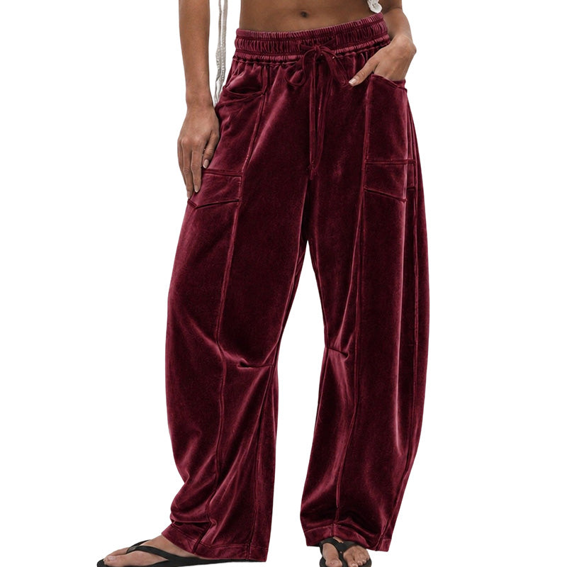 Pantalón holgado con cordón Isabel de Luna Sanz — vista 10