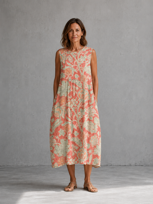 Perla | Vestido Midi Multicolor