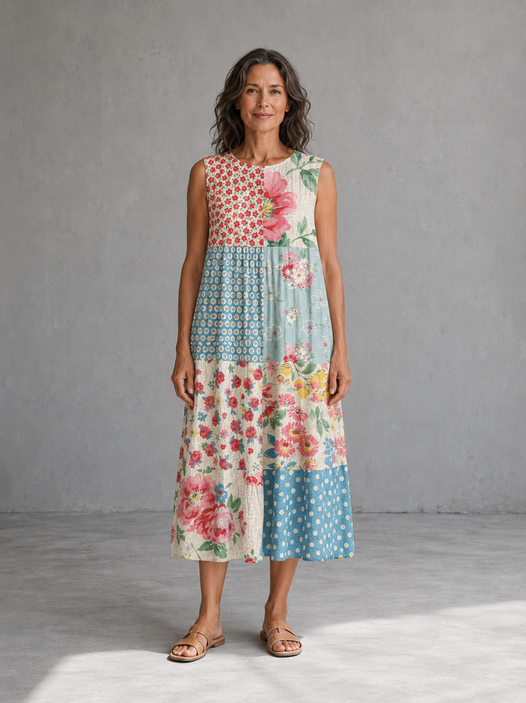 Mirella | Vestido Midi Estampado