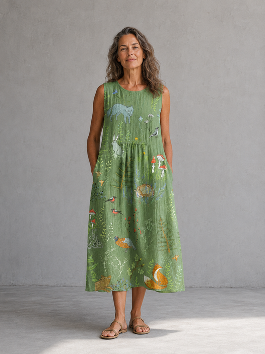 Amapola | Vestido Midi de Diario