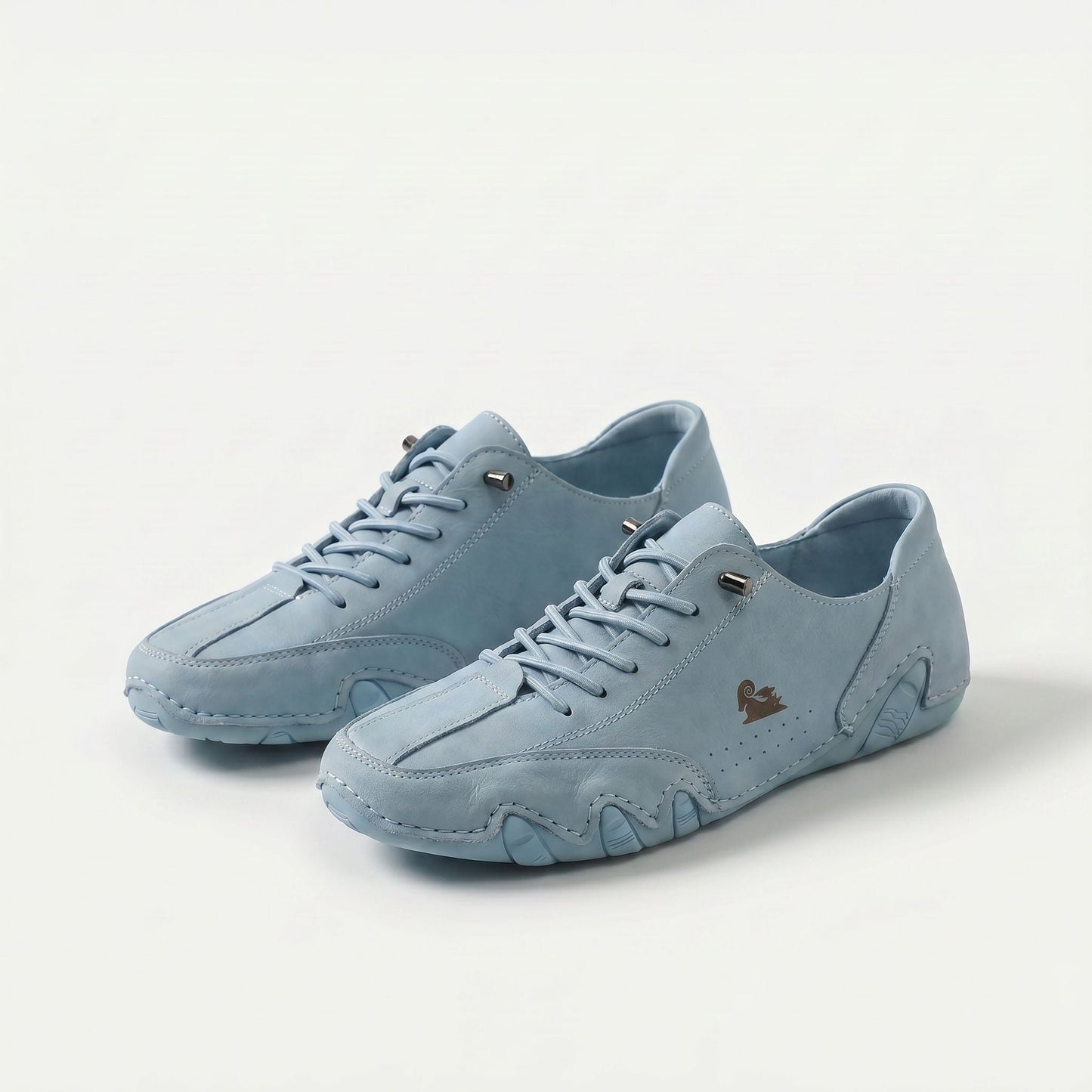 Zapatillas de confort Bruna de Luna Sanz en azul claro