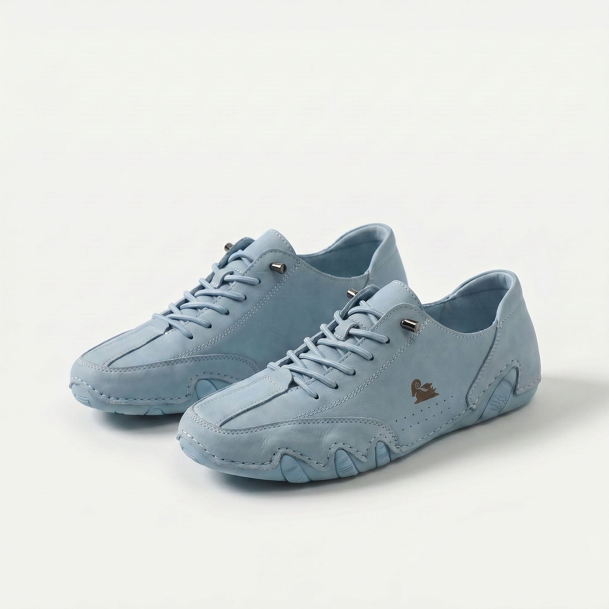 Zapatillas de confort Bruna de Luna Sanz en azul claro