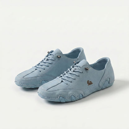 Zapatillas de confort Bruna de Luna Sanz en azul claro
