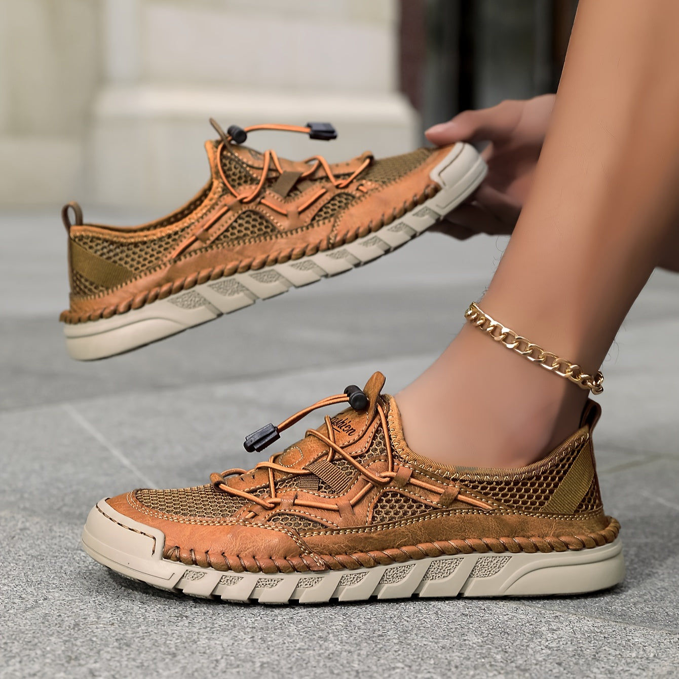 Zapatillas Candela de Luna Sanz, detalle del talón
