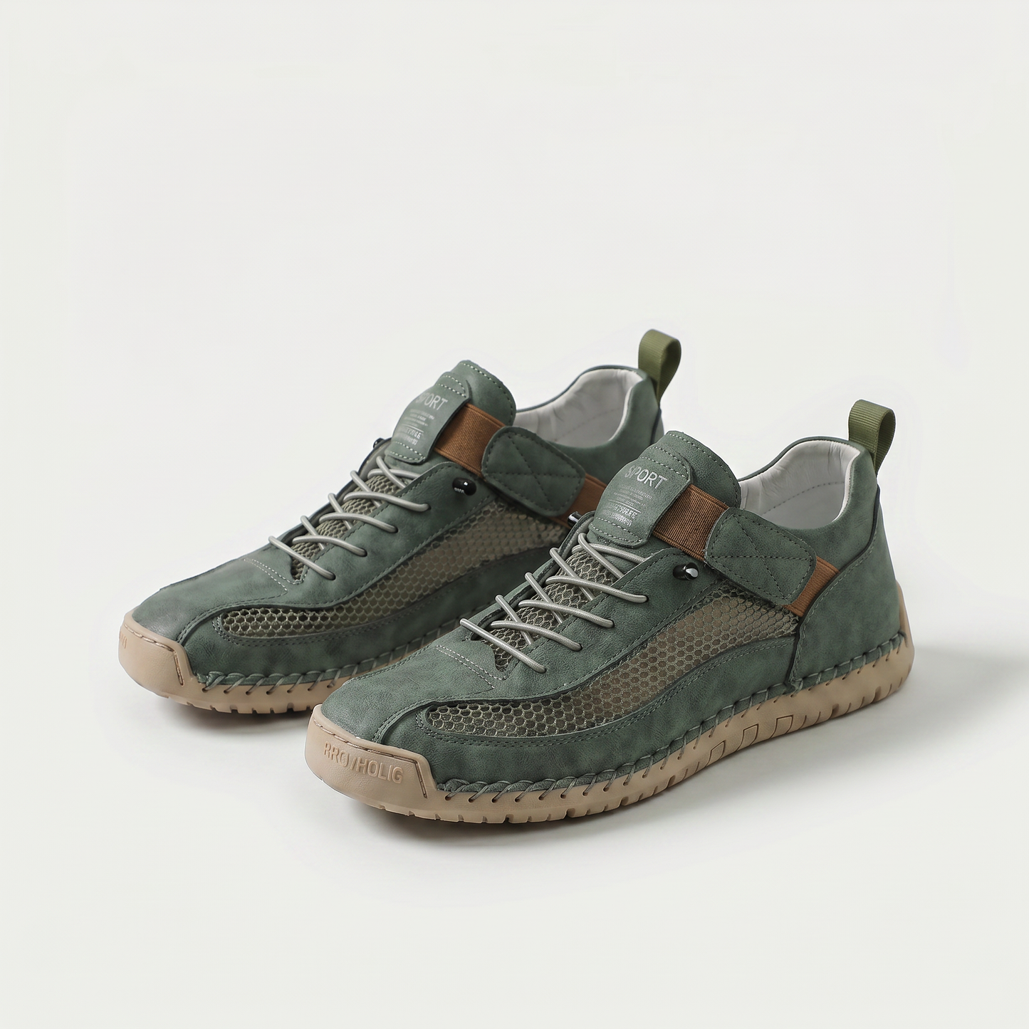 Zapatillas de malla Jara de Luna Sanz, detalle de la puntera