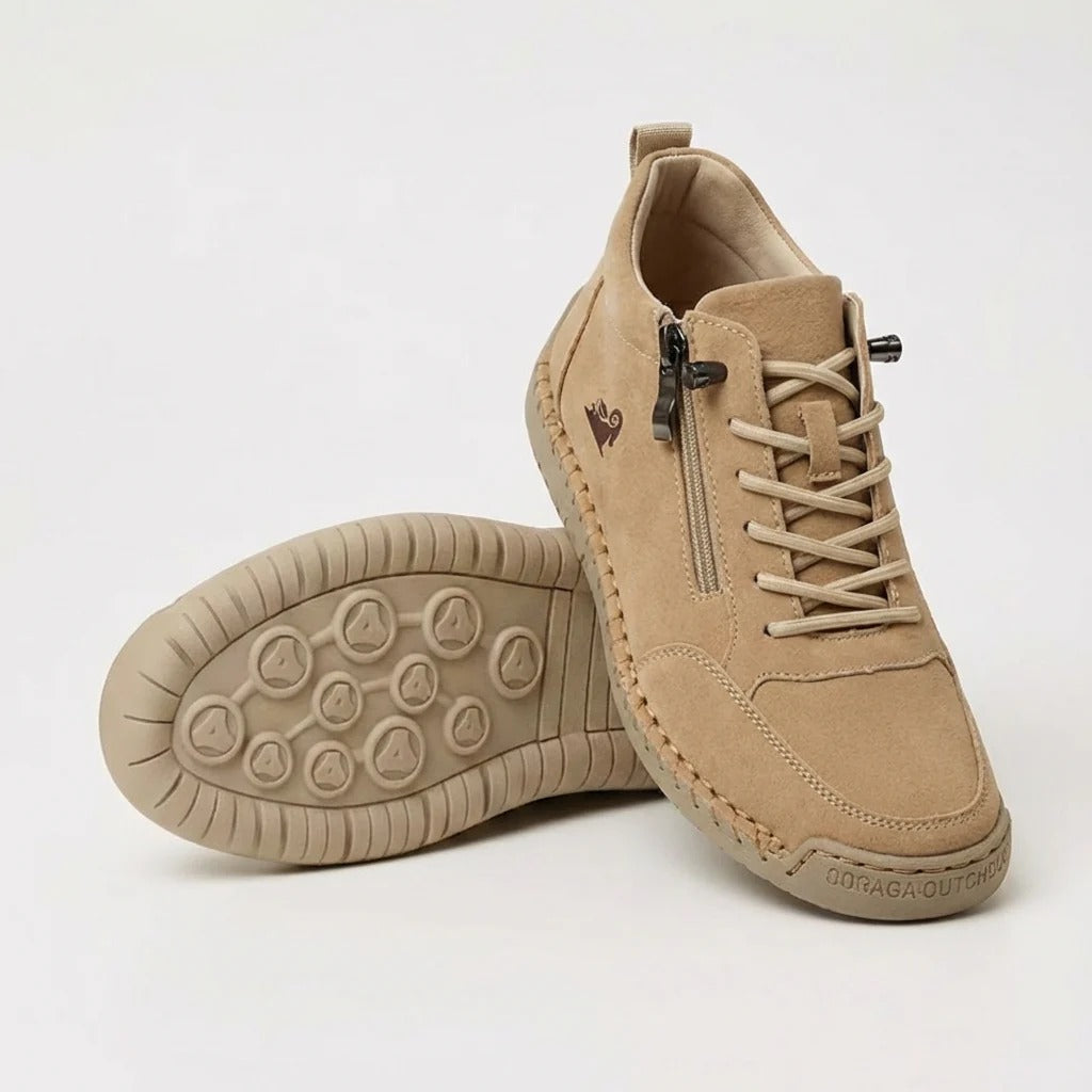 Zapatillas Leire con puntera ancha, vista desde arriba